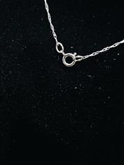 Ruby Diamond & Stone Necklace .03 CT. 10K White Gold 1.26g